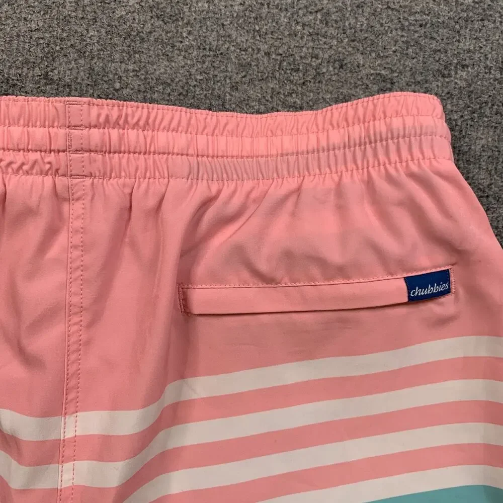 Chubbies Swim Shorts Mens Extra Large On-The Horizon Brief Lined Stretch Beach